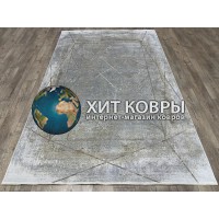 Турецкий ковер Mod 34 Серый-бежевый
